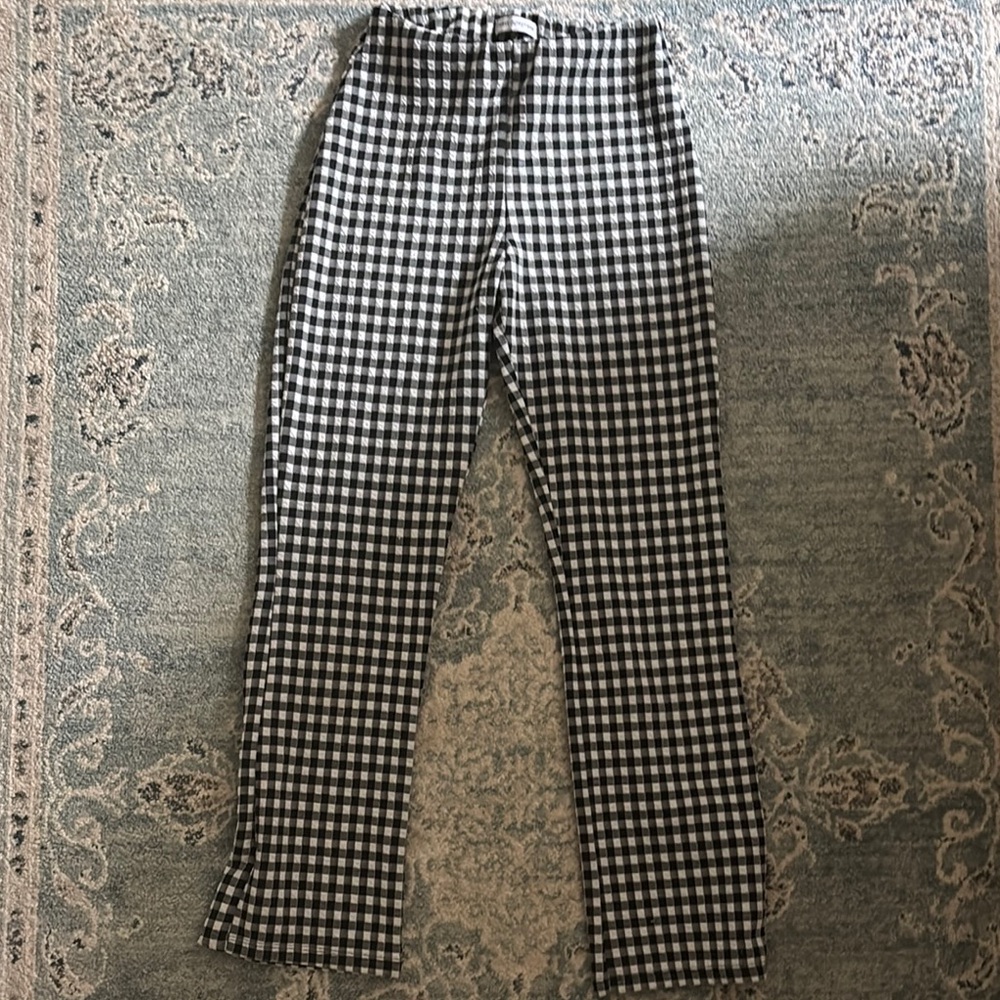 Urban Outfitters Black and White Casual Checkered Bottoms